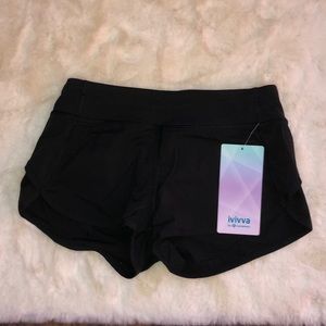 LULULEMON IVIVVA BLACK SHORTS (NWT) NEVER WORN